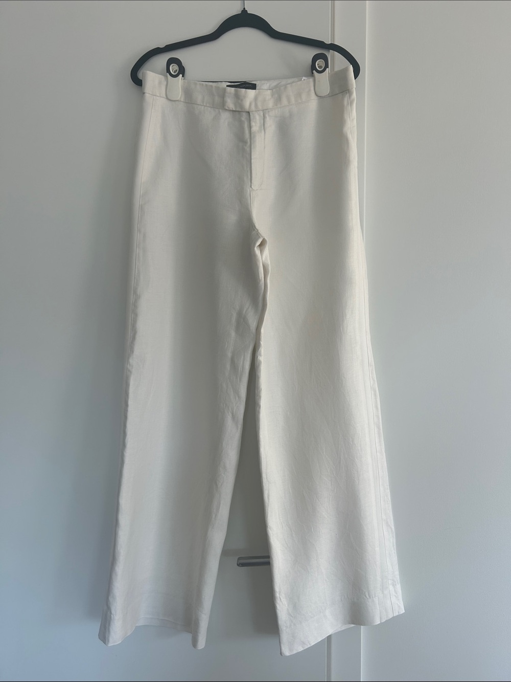 Banana Republic Linen high-waisted pants | White